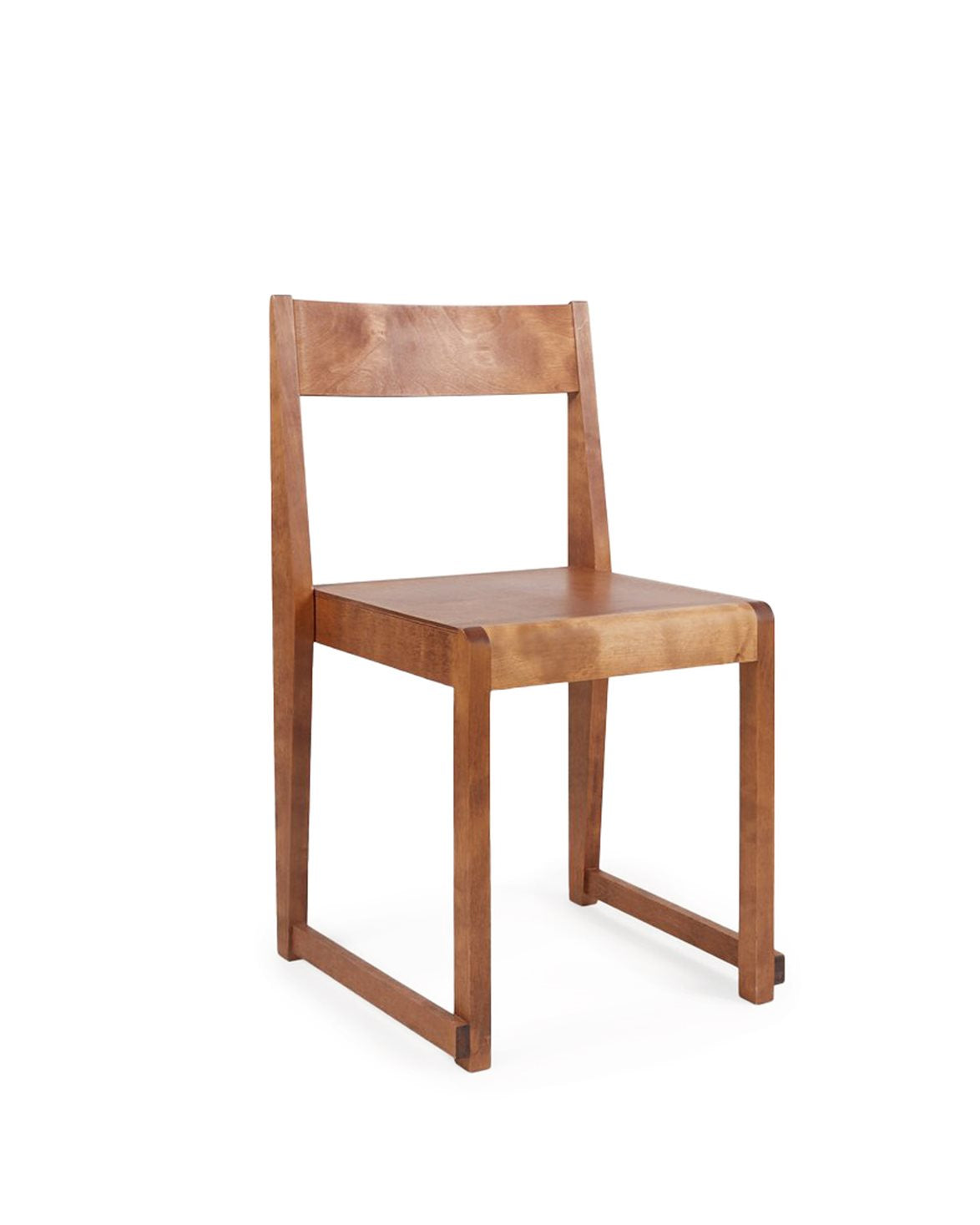 Chair 01 Warm Brown Wood