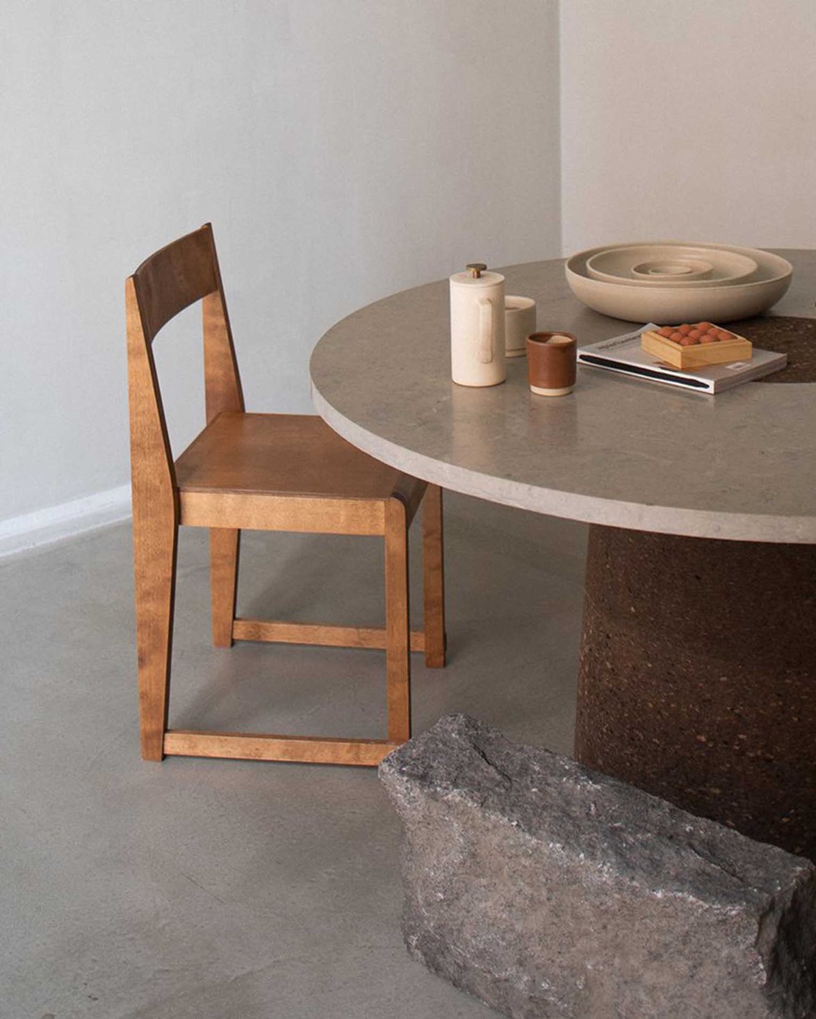 Chair 01 Warm Brown Wood