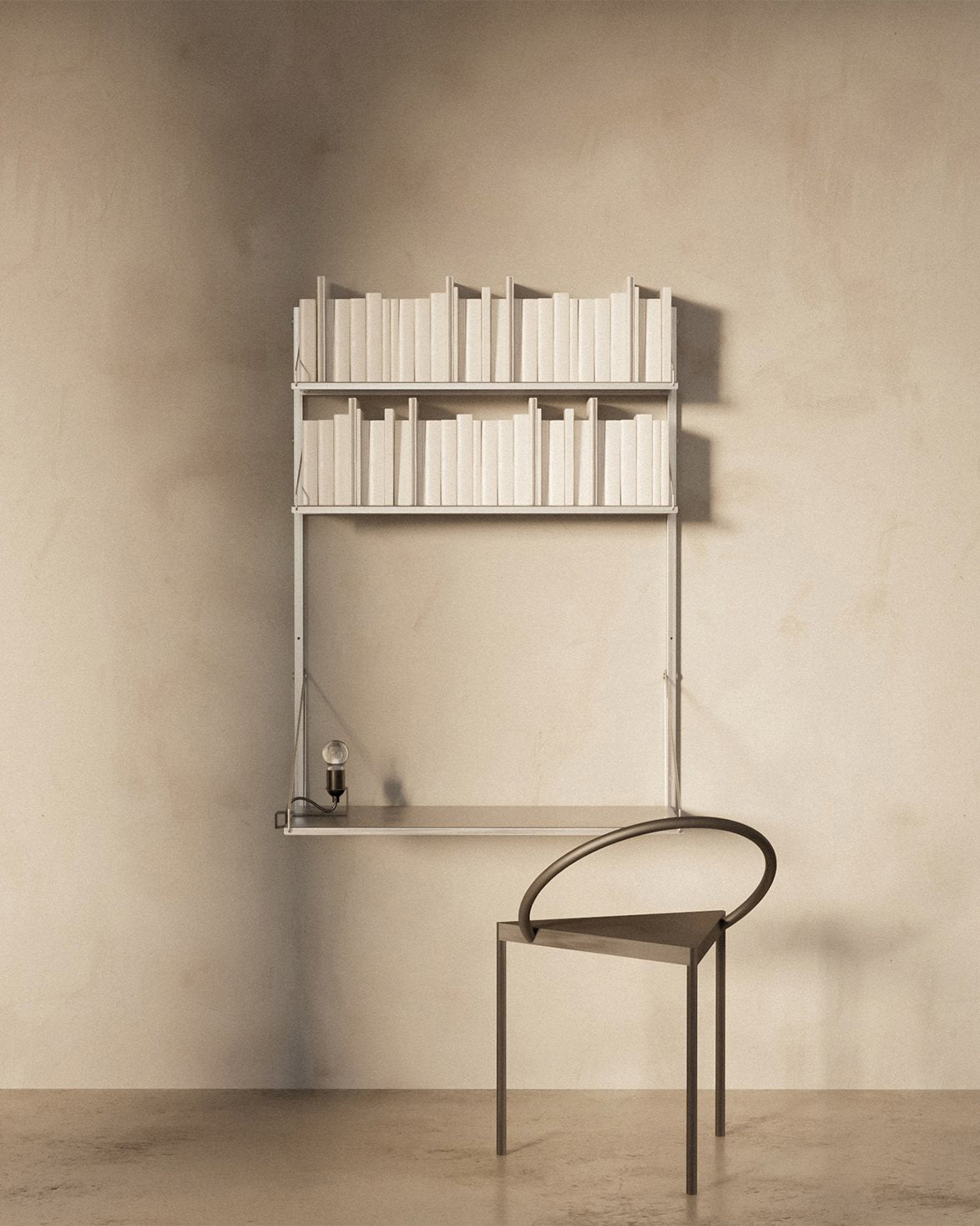Shelf Library H1084 Desk Section