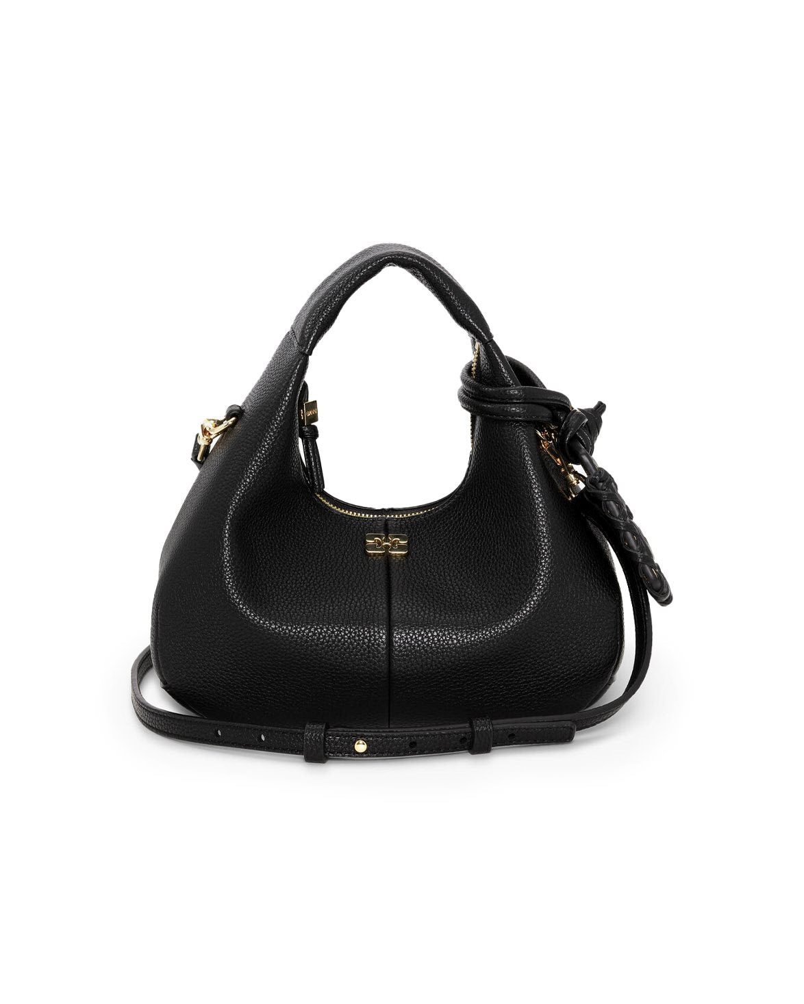 Hobo Mini Bag Grained Black