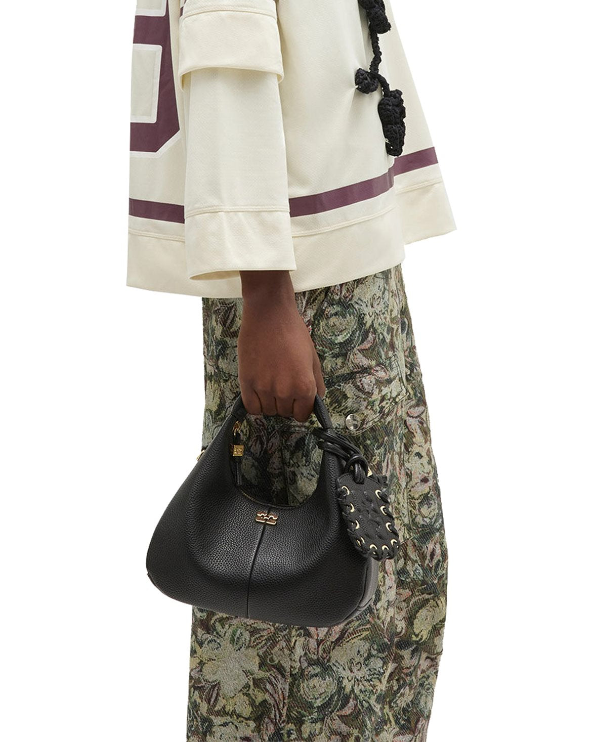 Hobo Mini Bag Grained Black