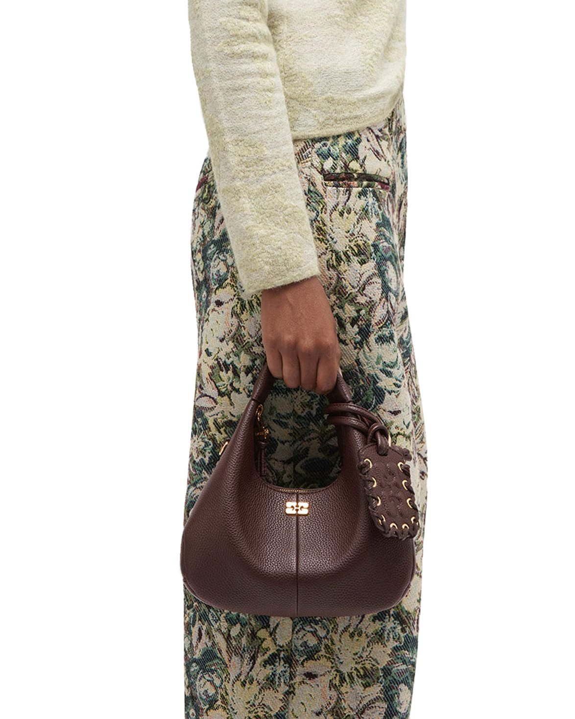Hobo Mini Bag Grained Chicory Coffee