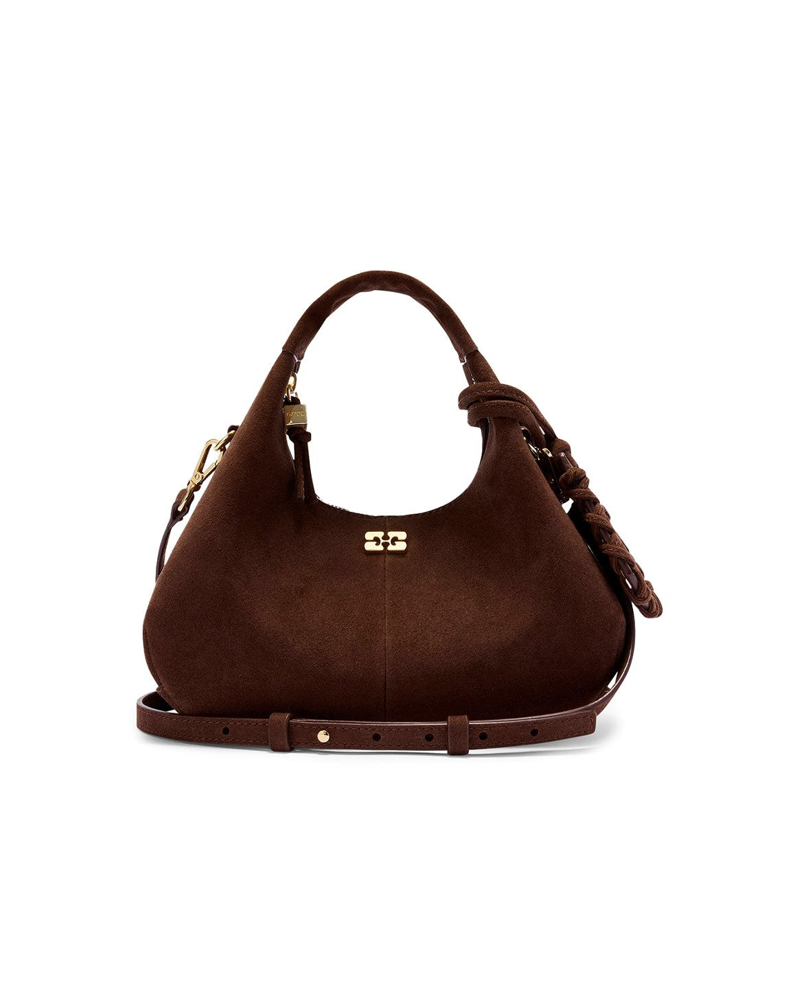 Hobo Mini Bag Suede Chicory Coffee