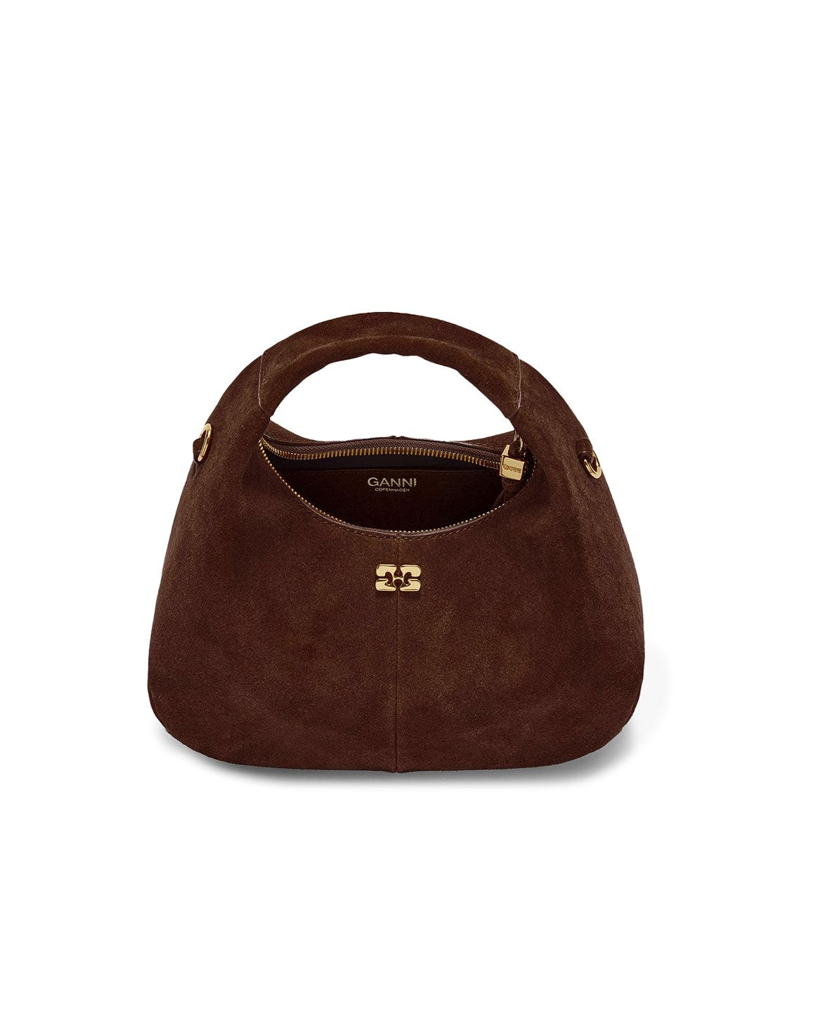 Hobo Mini Bag Suede Chicory Coffee