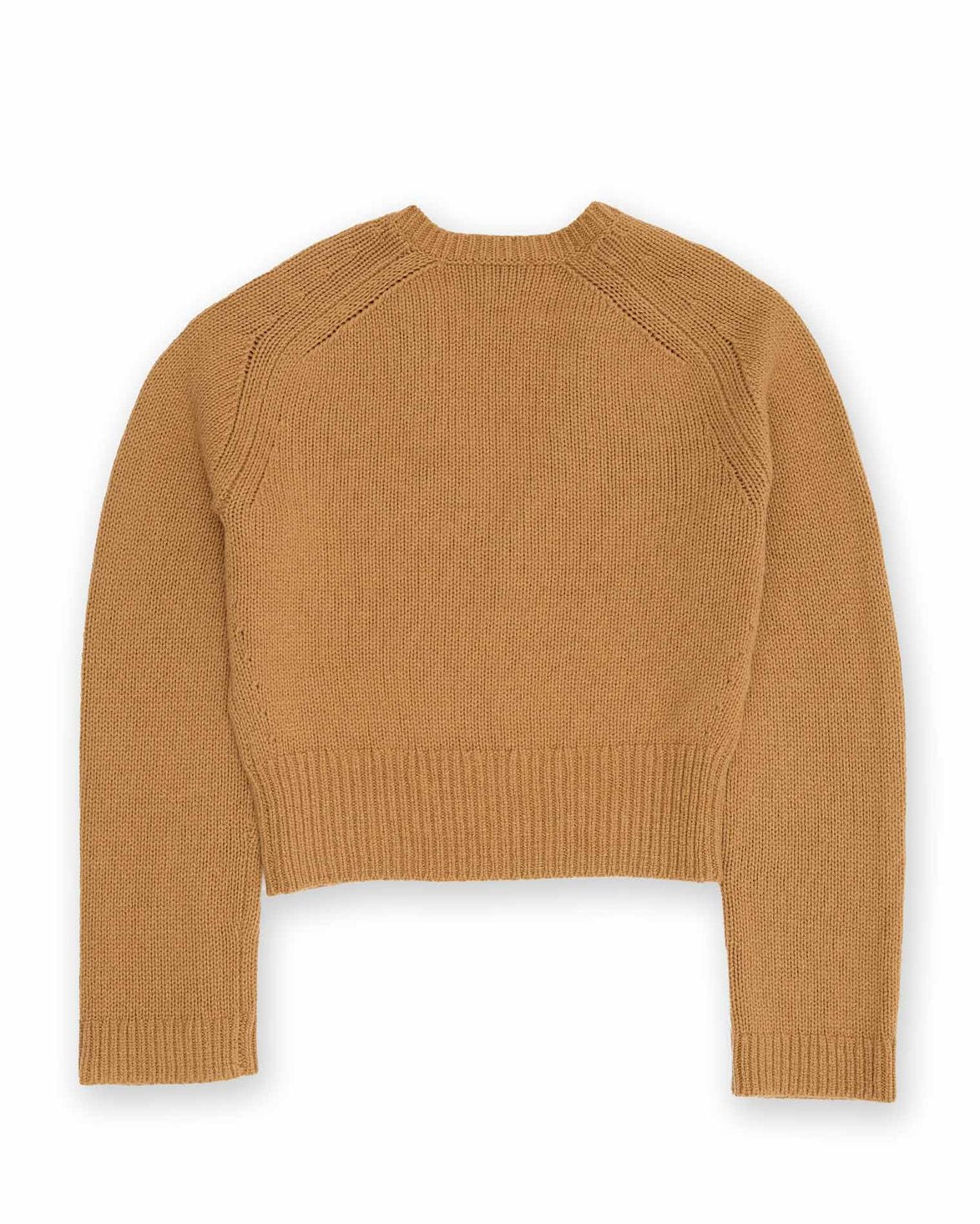 Wool Yak Mix Deep V-Neck Tiger's Eye