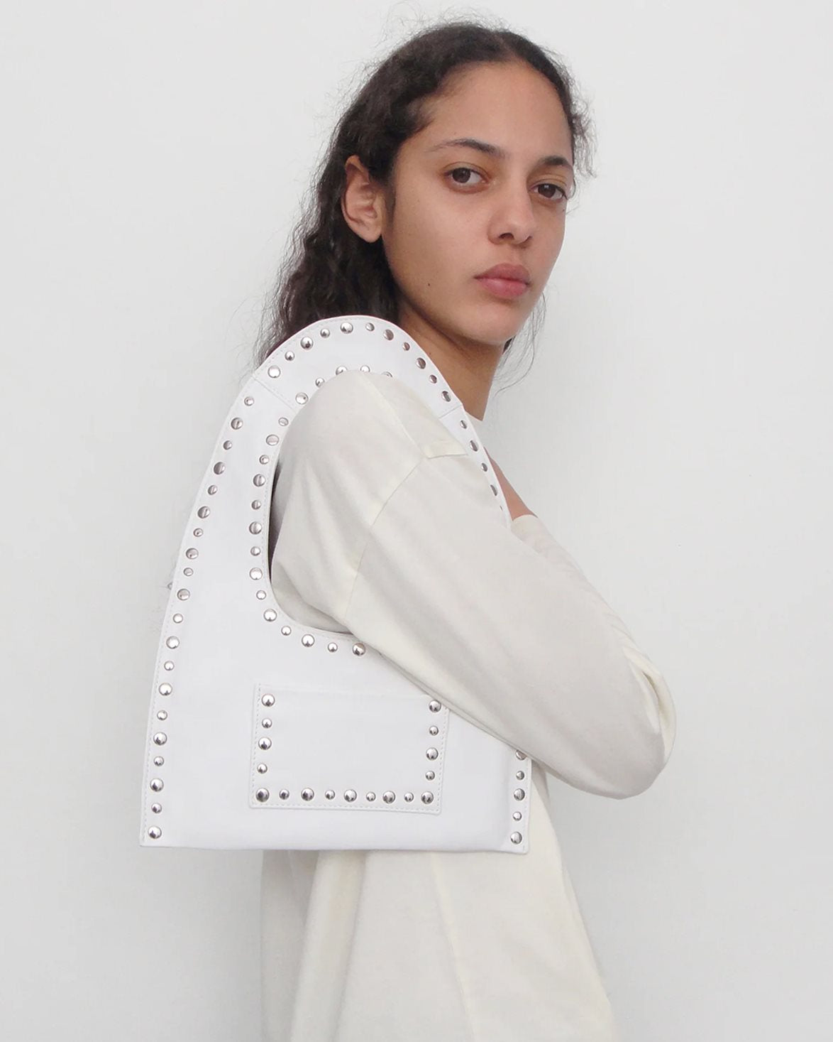 Mini Franca Bag Napa White