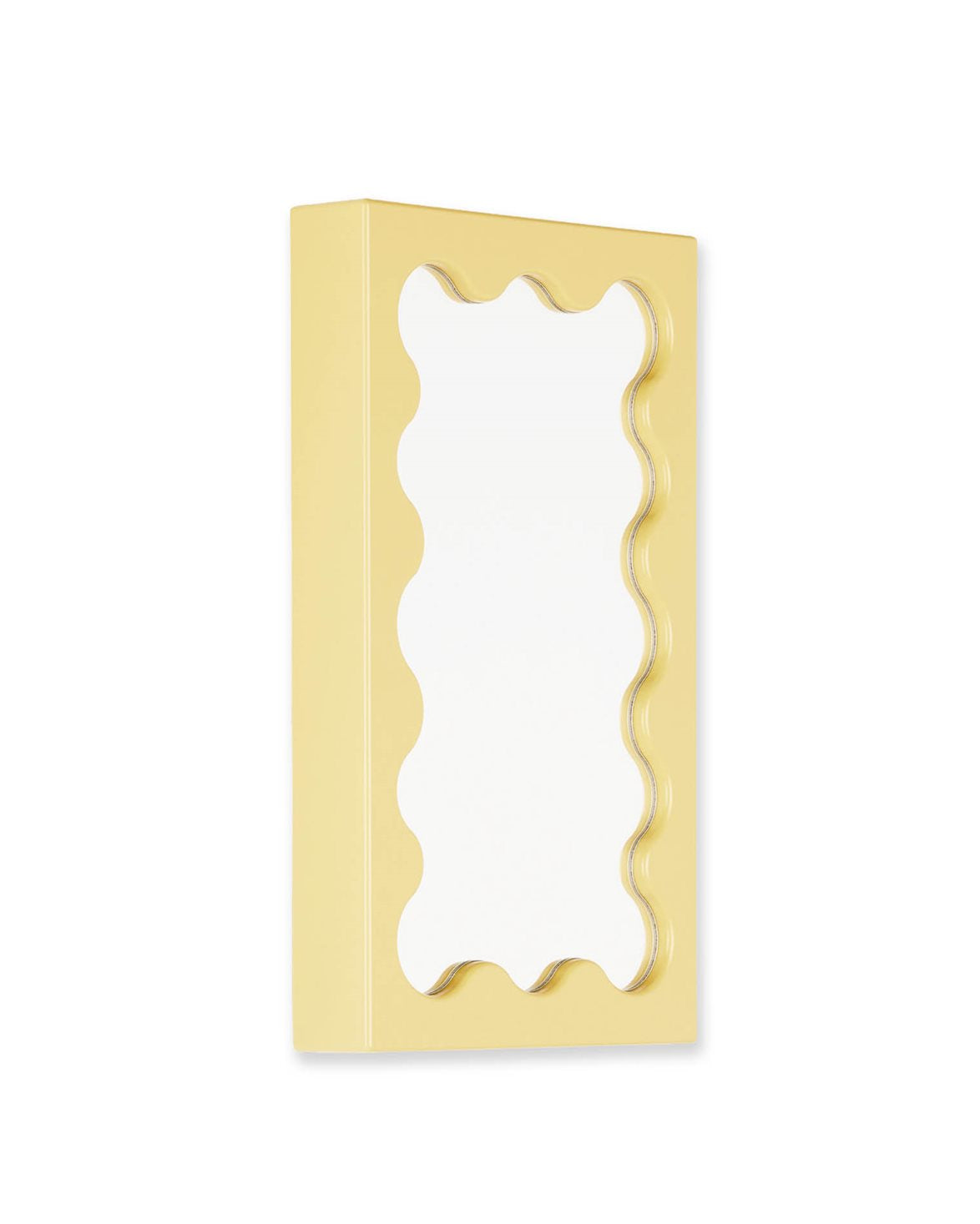 Curvy Mirror Micro Pale Yellow