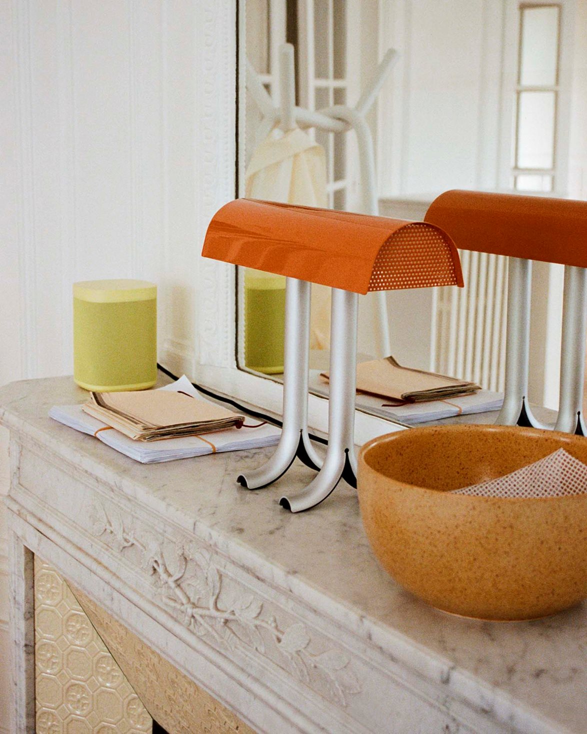 Anagram Table Lamp Charred Orange