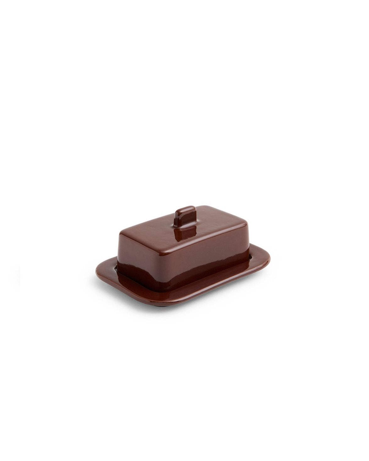 Barro Butter Dish Burgundy
