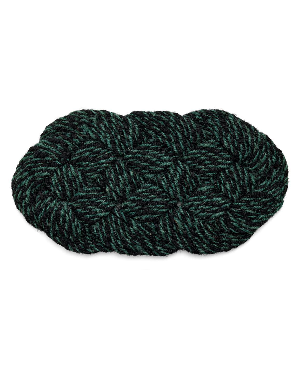 Coco Door Mat Swirl Green/Black