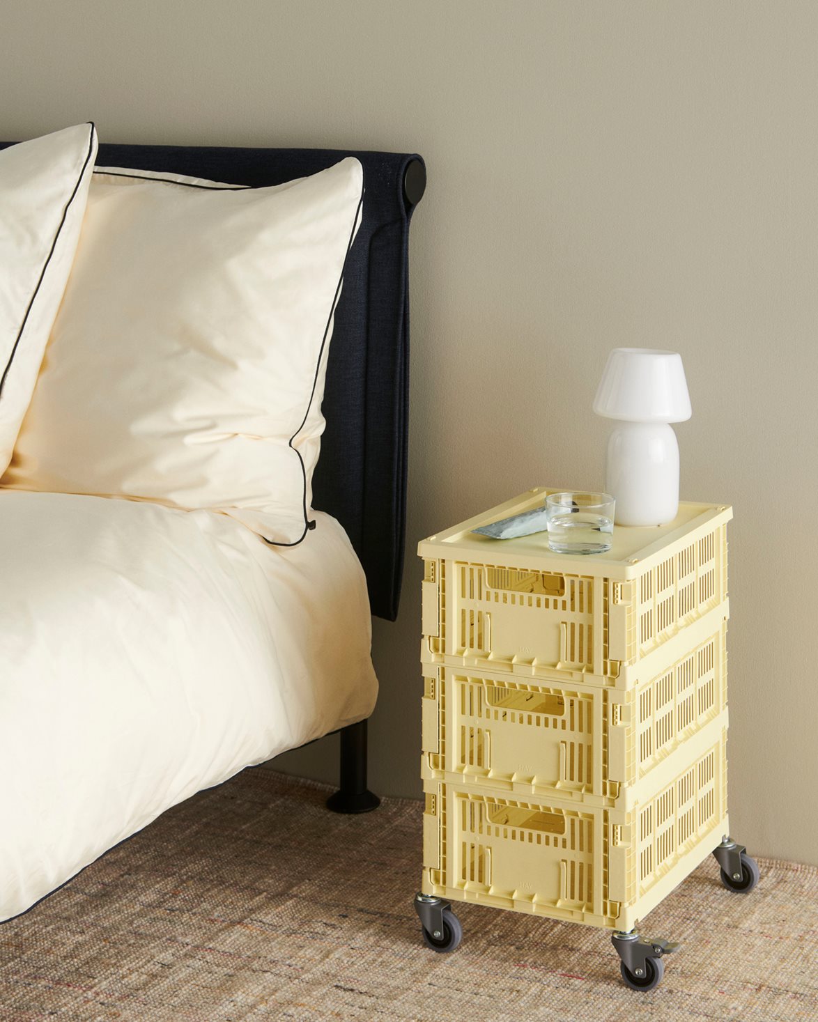 Hay Colour Crate Medium Light Yellow