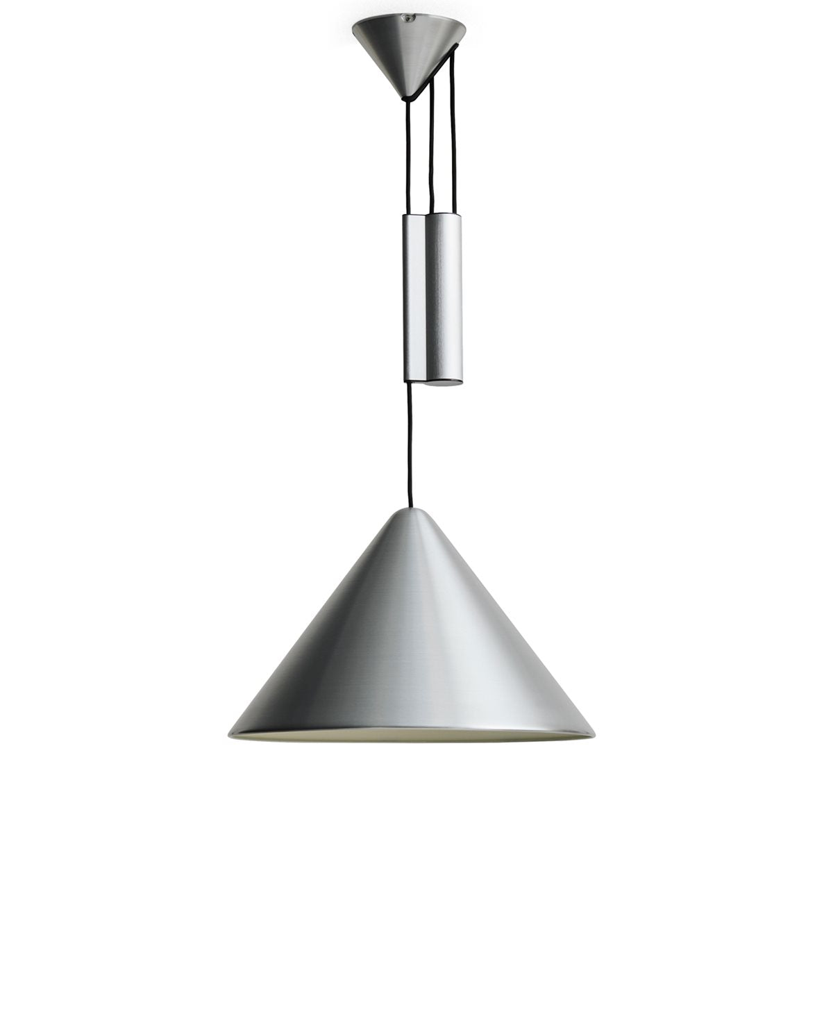 Compass Adjustable Pendant Brushed Aluminium