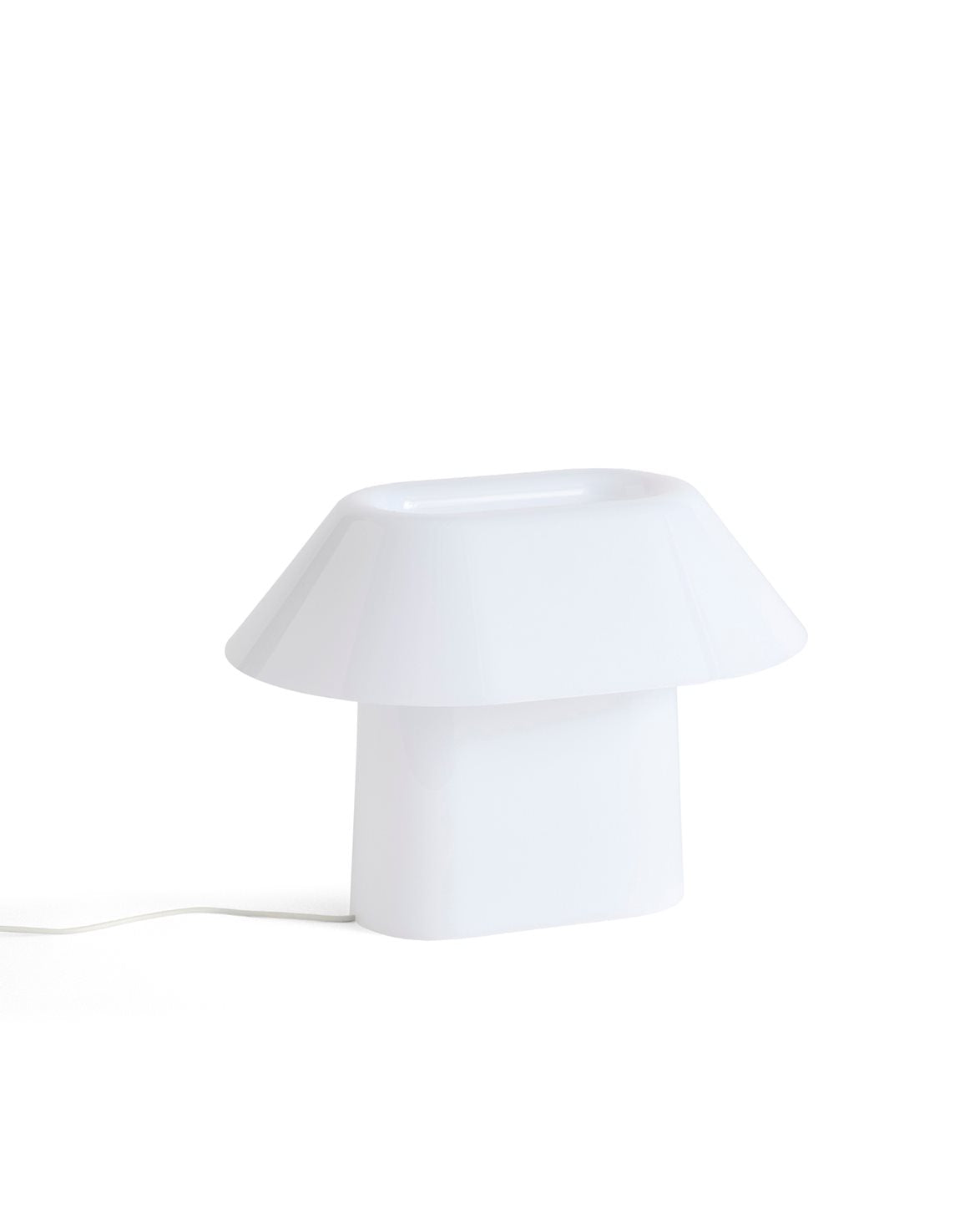 Drome Table Lamp White Opal Acrylic