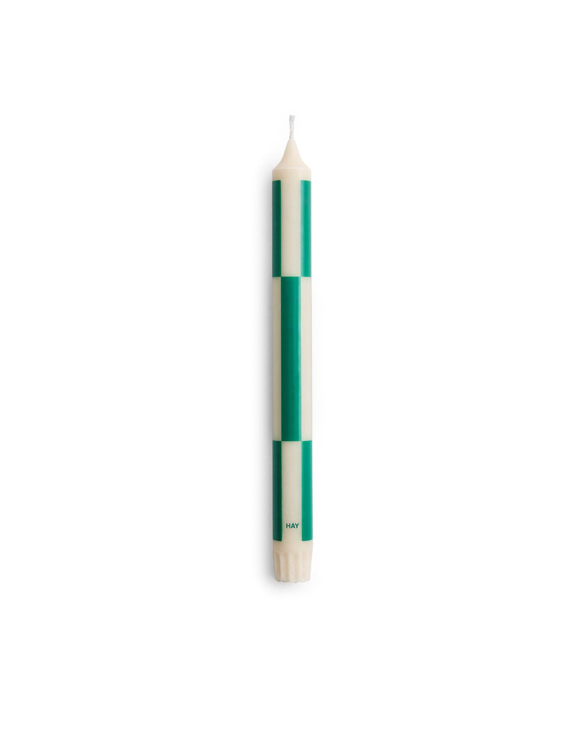 Pattern Candle Off White/Green Check