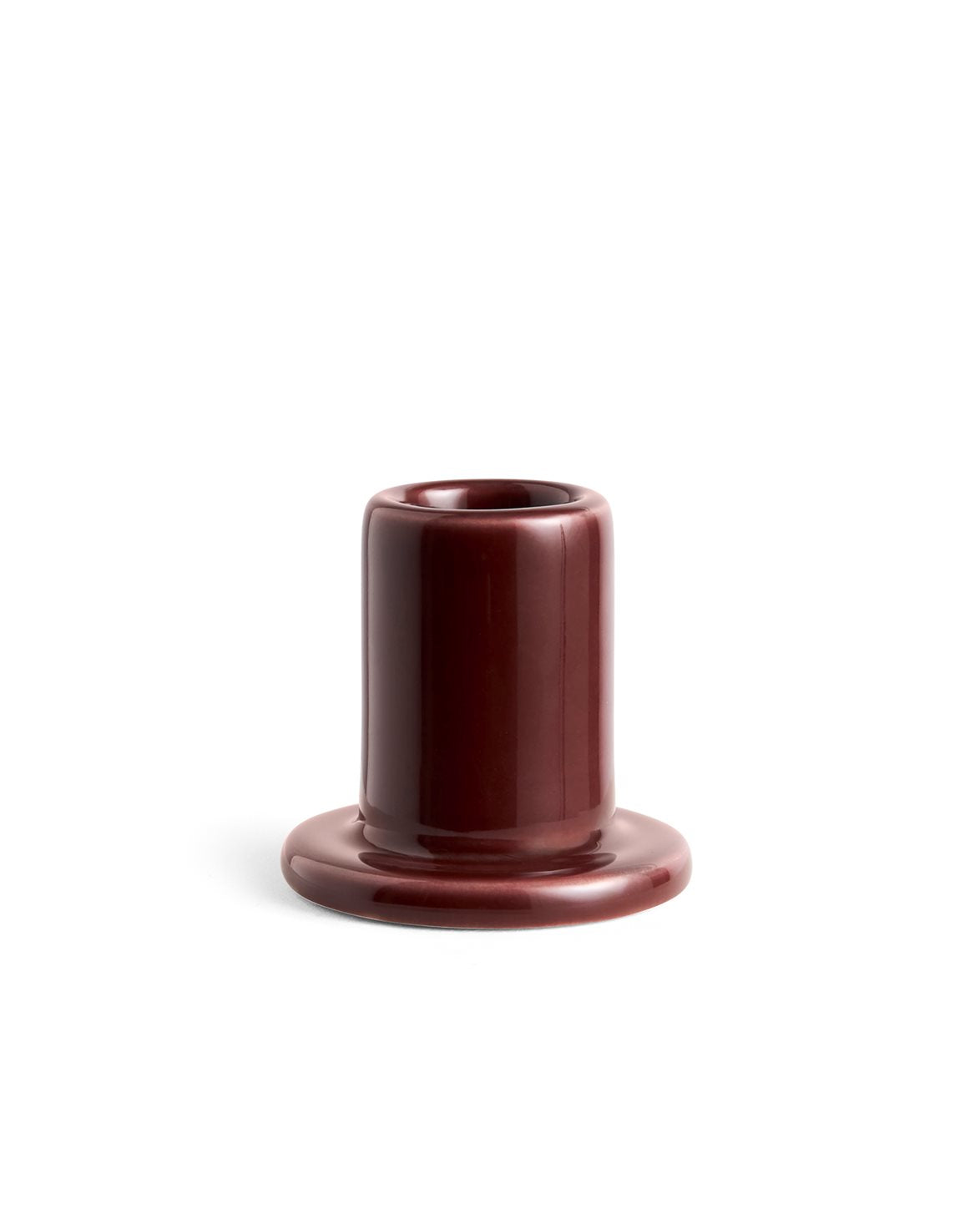 Tube Candleholder Chestnut Brown