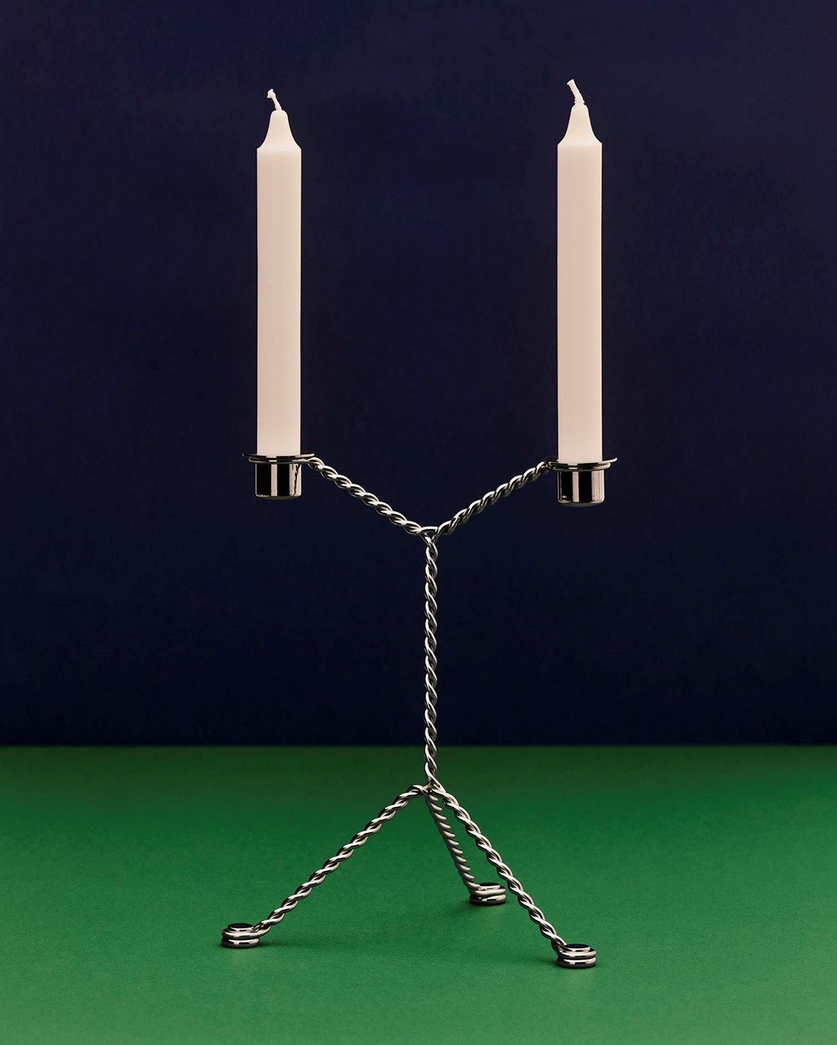 Wire Candleholder Mirror