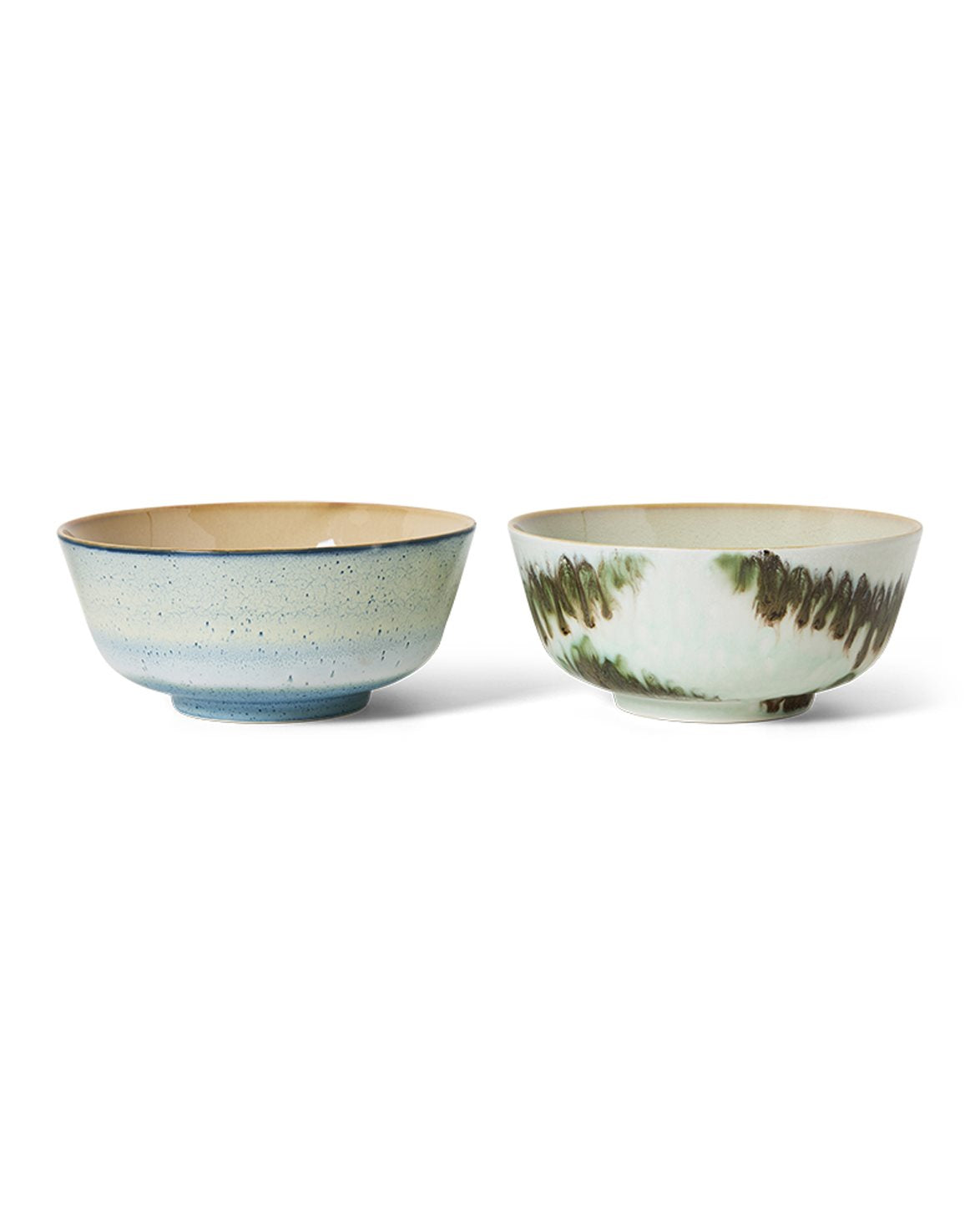 70S Ceramics Ramen Bowl Set Of 2 Minimalist