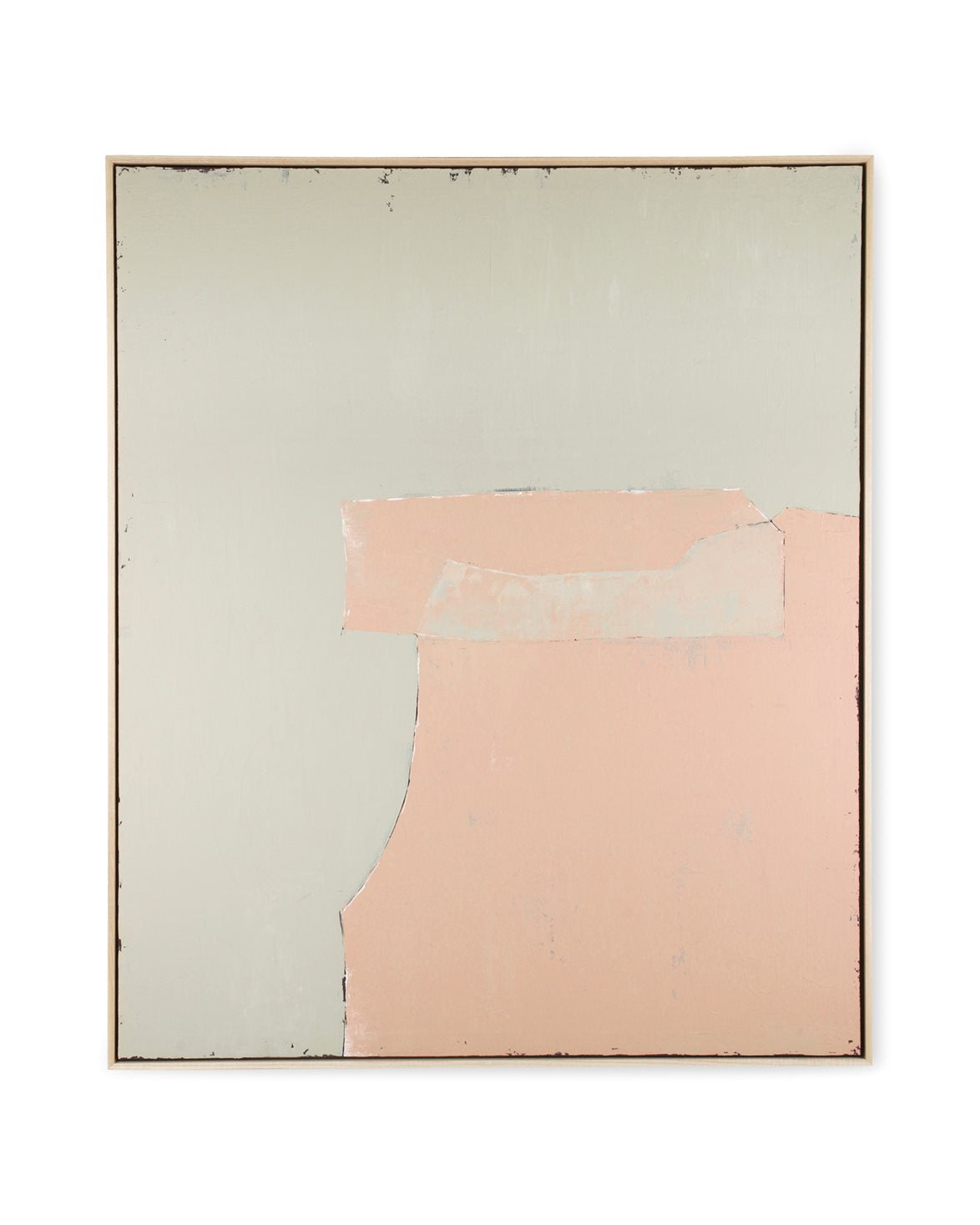 Abstract Painting Olive/Nude