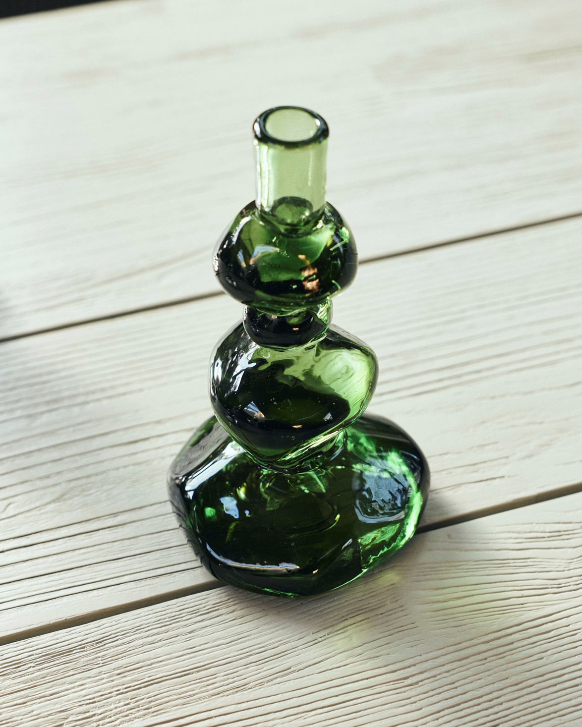 Candle Holder M Emerald