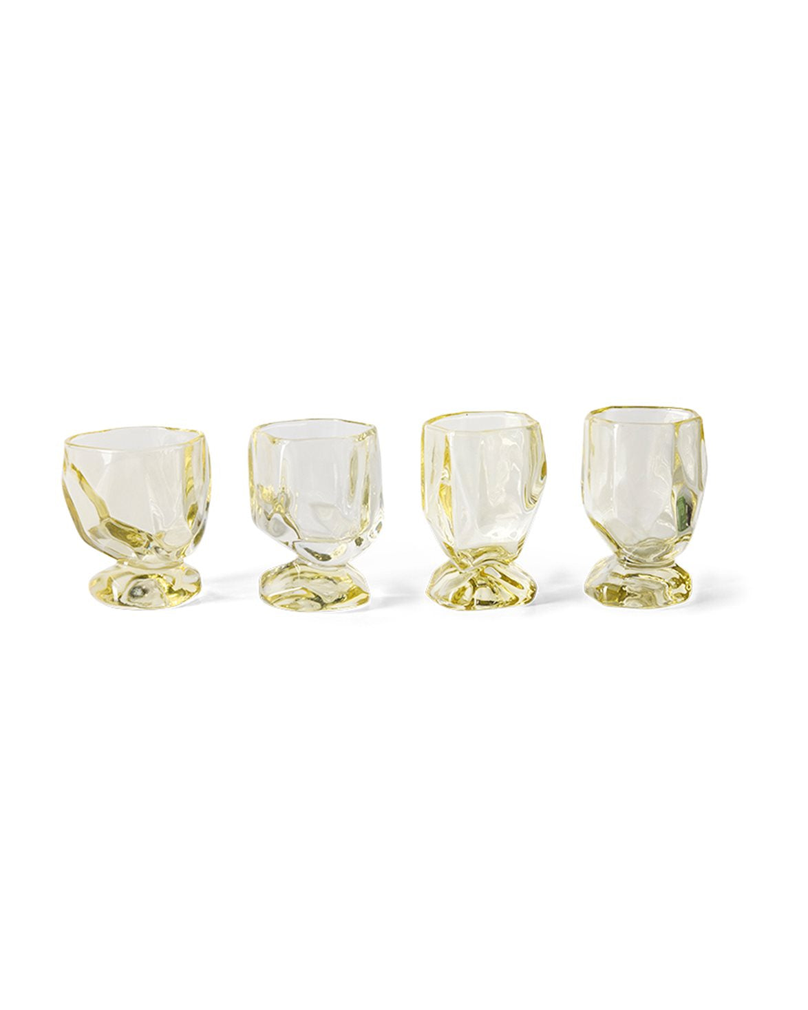 Citrine Glasses Set Of 4 Yellow