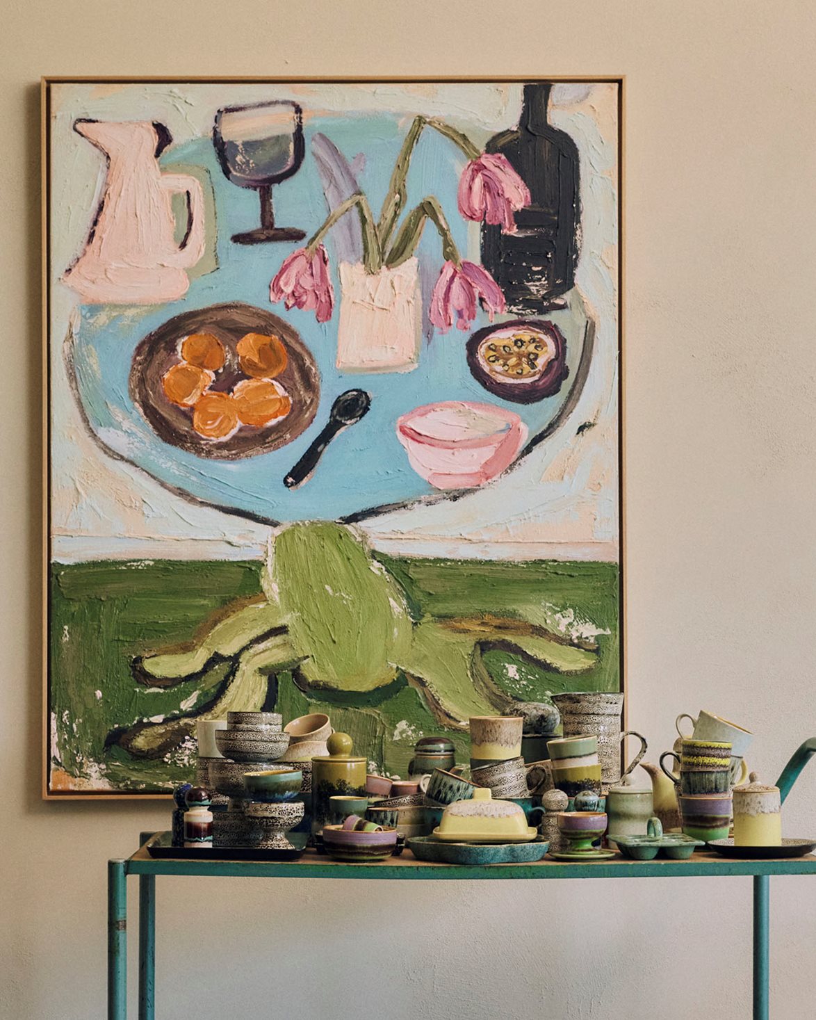 Framed Artwork 'Still Life' Multicolour