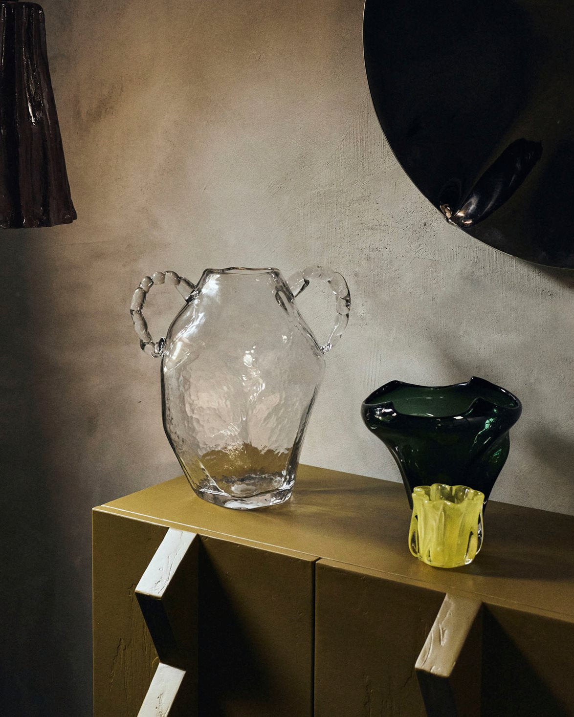 Gemstone Amfora Vase Crystal