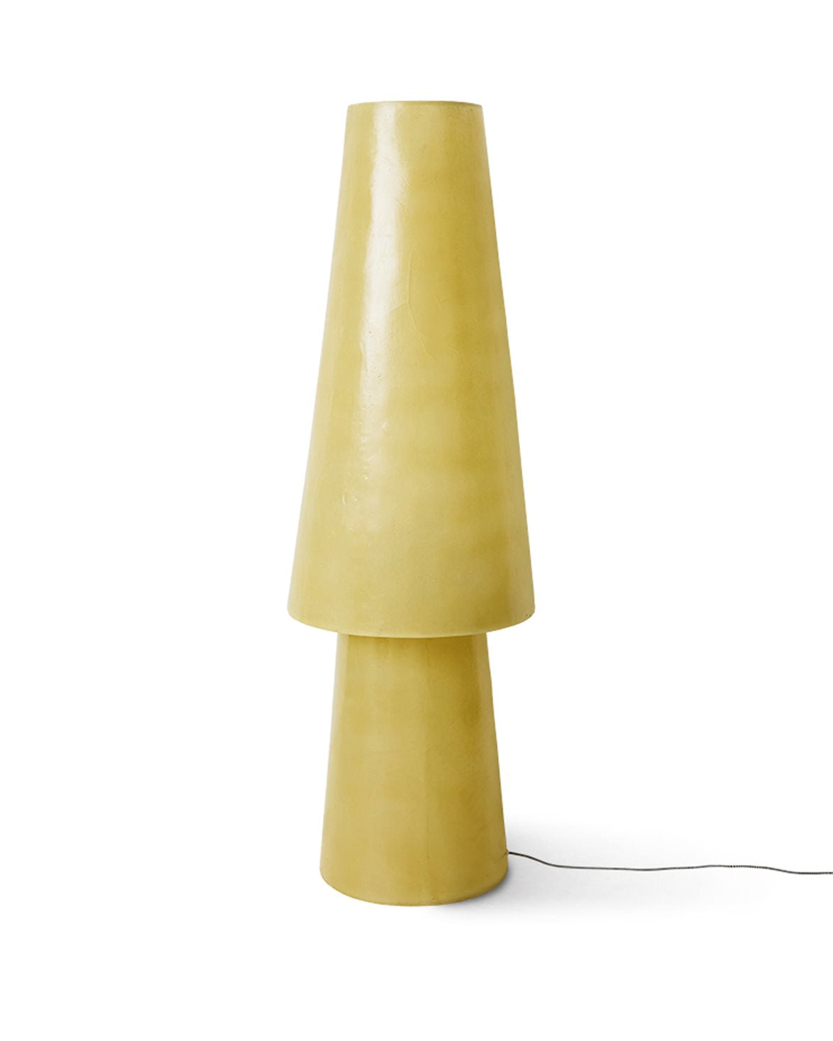 Glassfiber Floor Lamp Soft Green