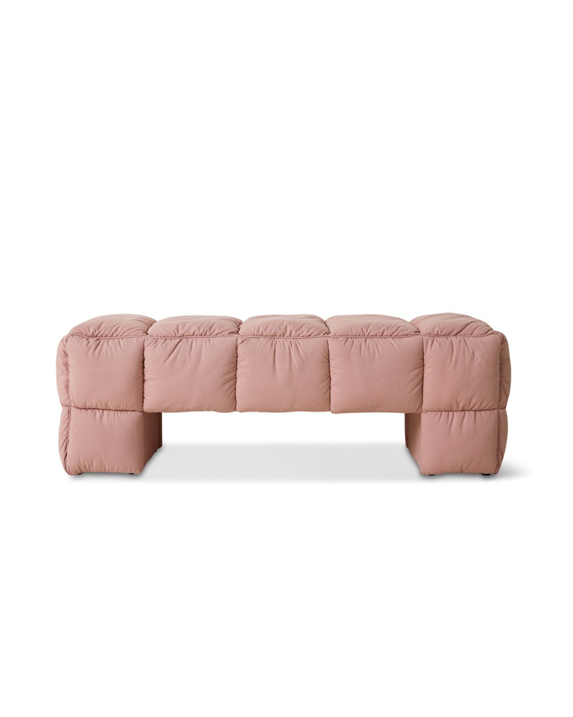 Puffy Lobby Bench Blush