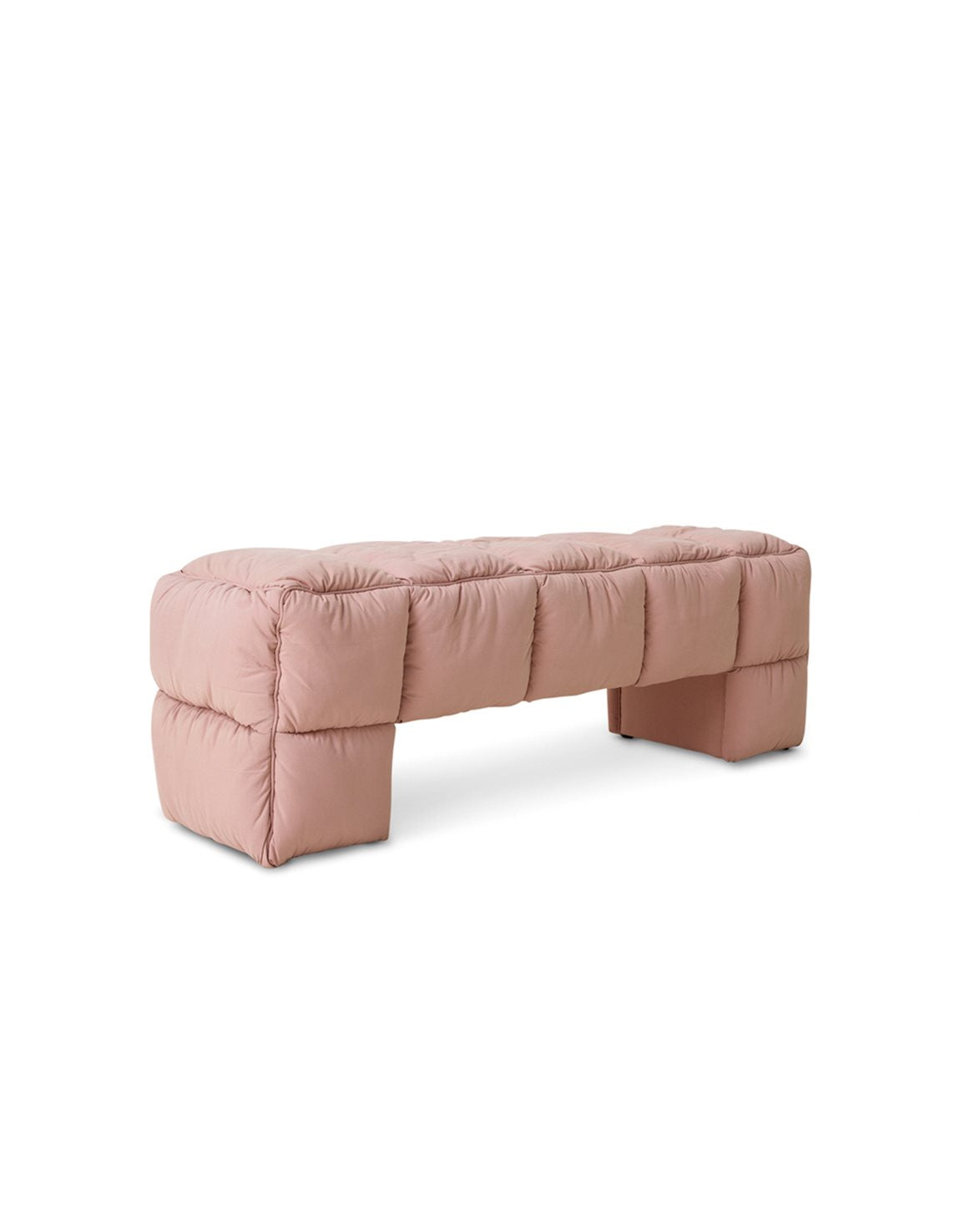 Puffy Lobby Bench Blush