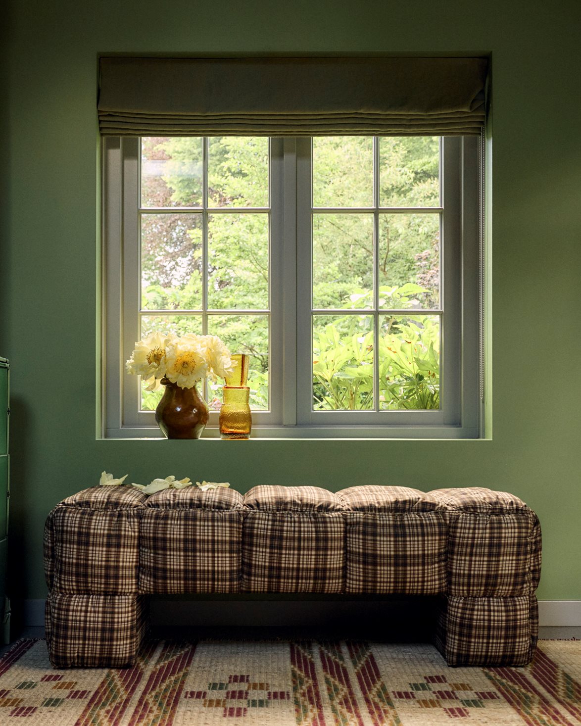 Puffy Lobby Bench Farmhouse