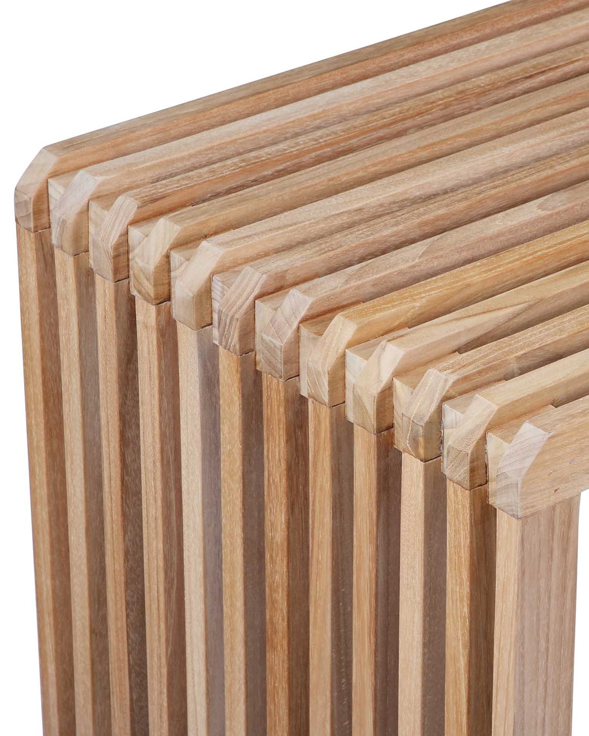 Slatted Bench L Natural Teak