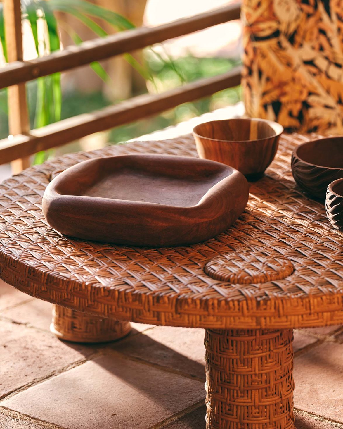 Wooden Fruit Bowl Mango Wood