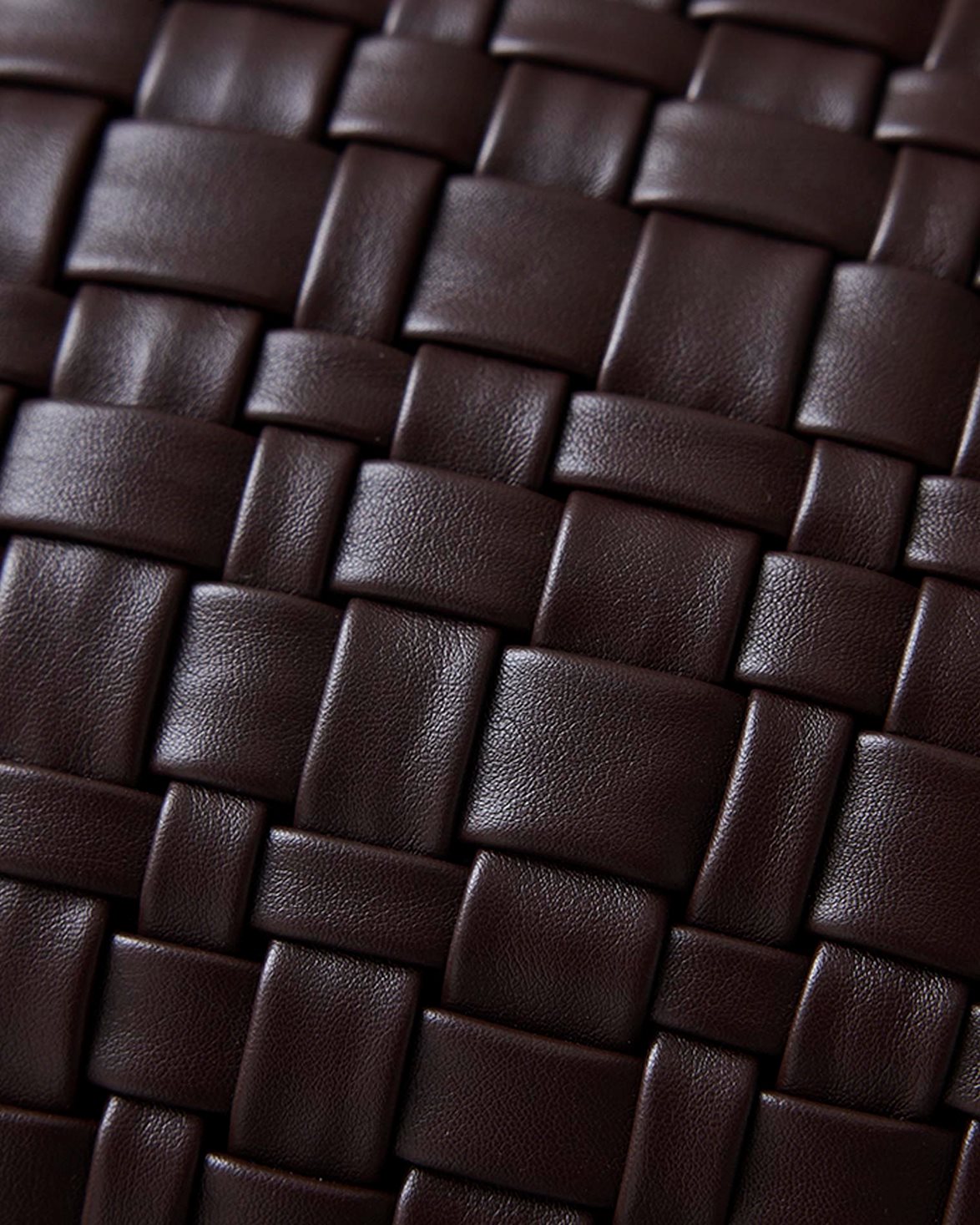 Woven Cushion Chocolate Brown