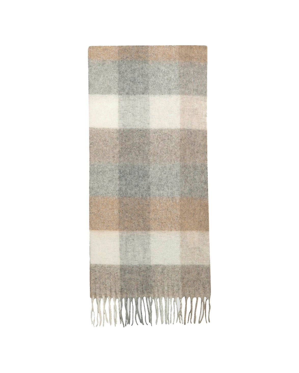 Fresia Check Scarf Cappucino
