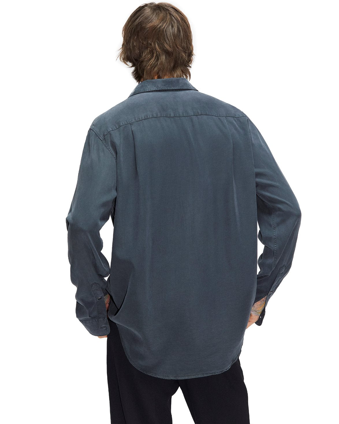 Air Clean Shirt Faded Black Tencel