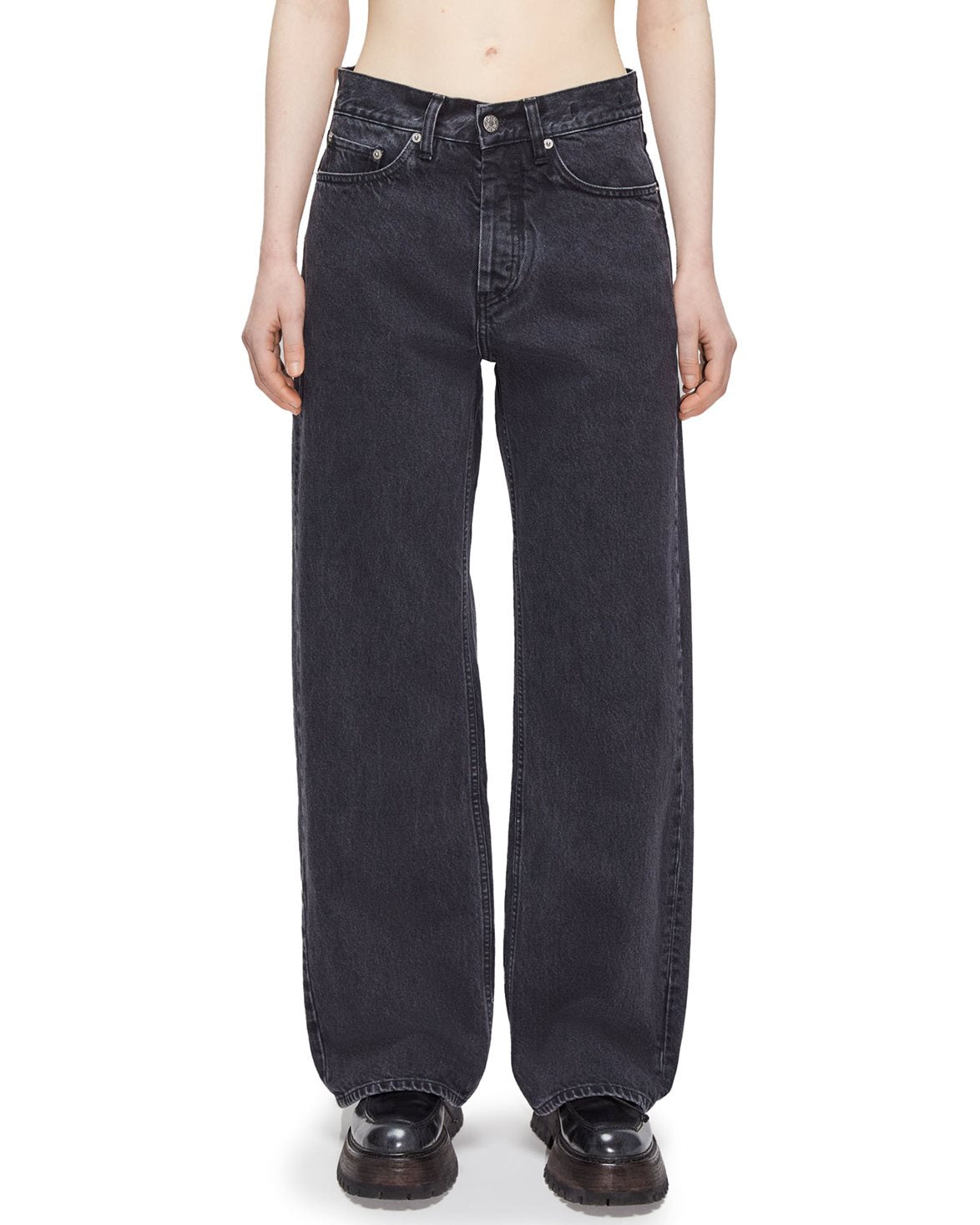 Criss Loose Fit Jeans Washed Black