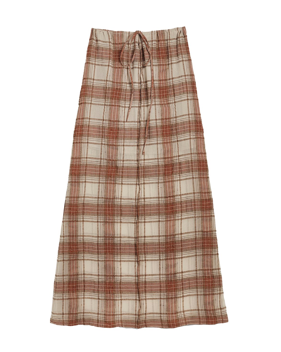 Friend Skirt Faded Red Check