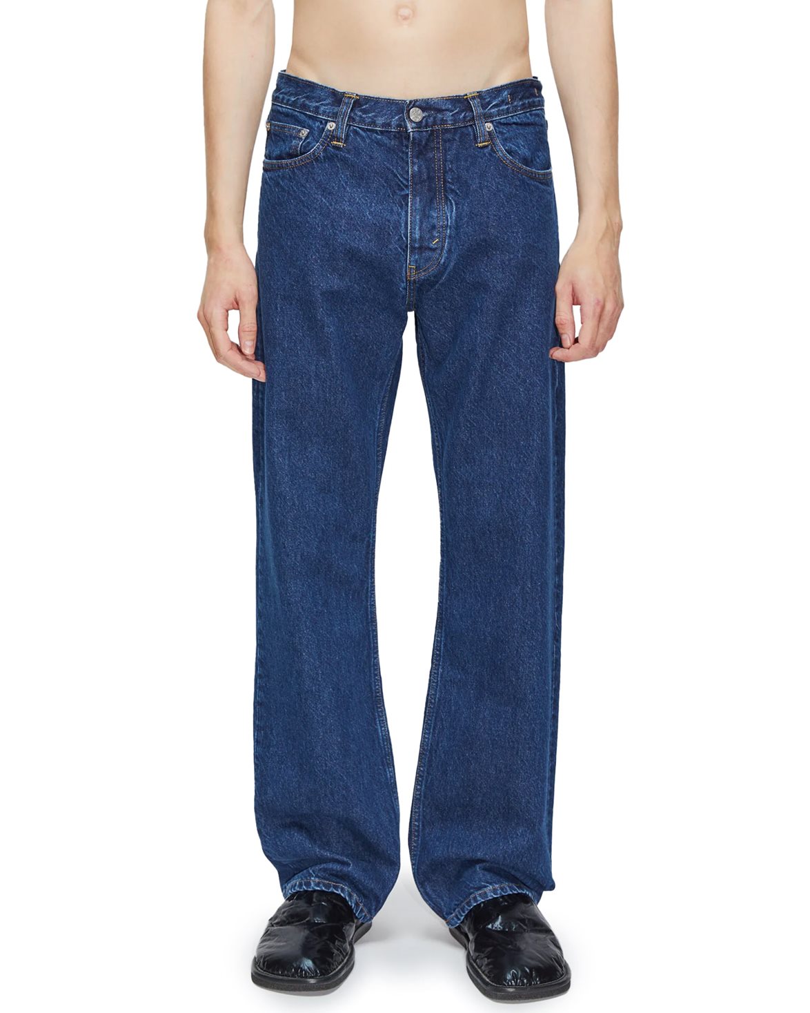 Rush Relaxed Bootcut Jeans Dark Indigo Wash