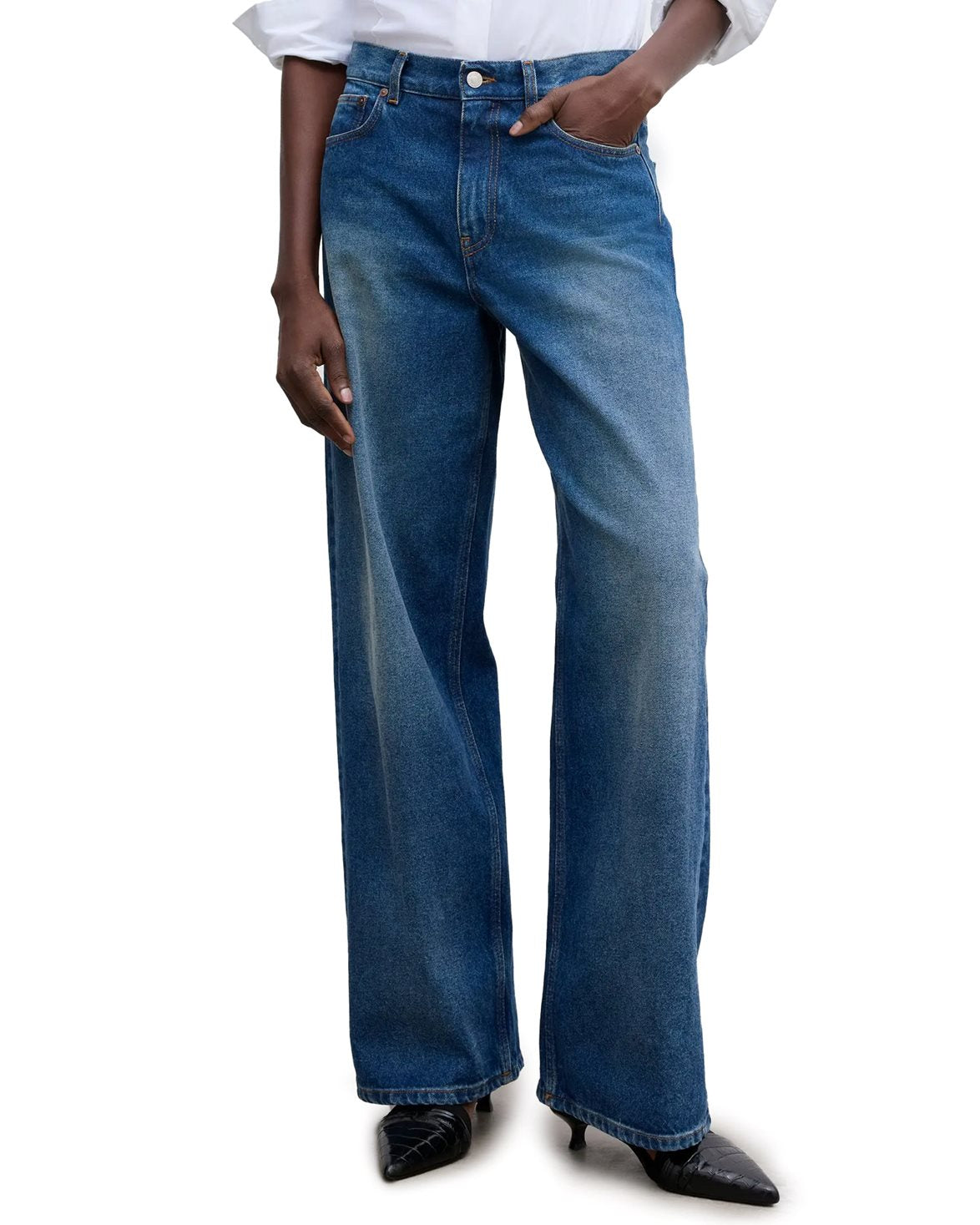 Baggy Fit Denim Vintage Blue