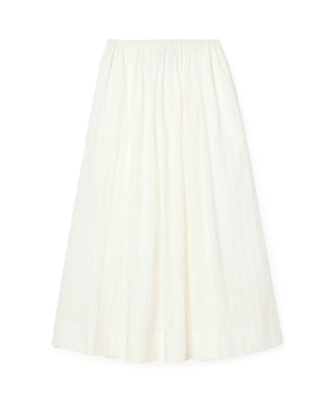 Cotton Skirt White