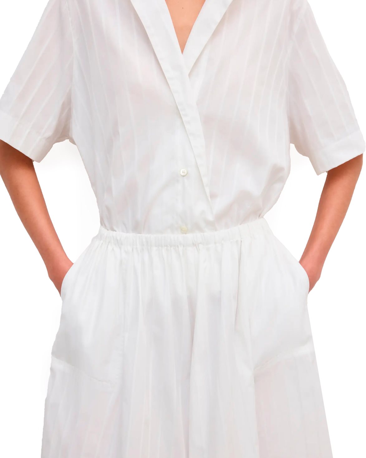 Cotton Skirt White