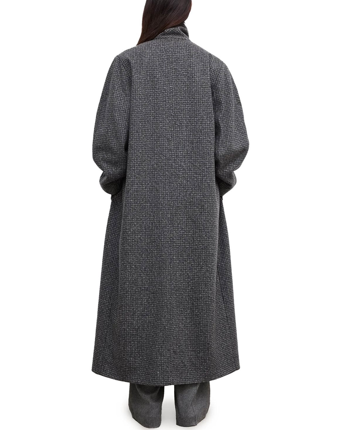 Db Wool Coat Charcoal Grey