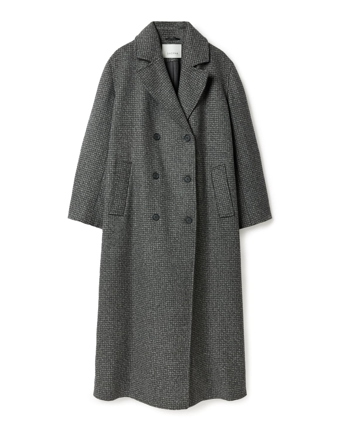 Db Wool Coat Charcoal Grey