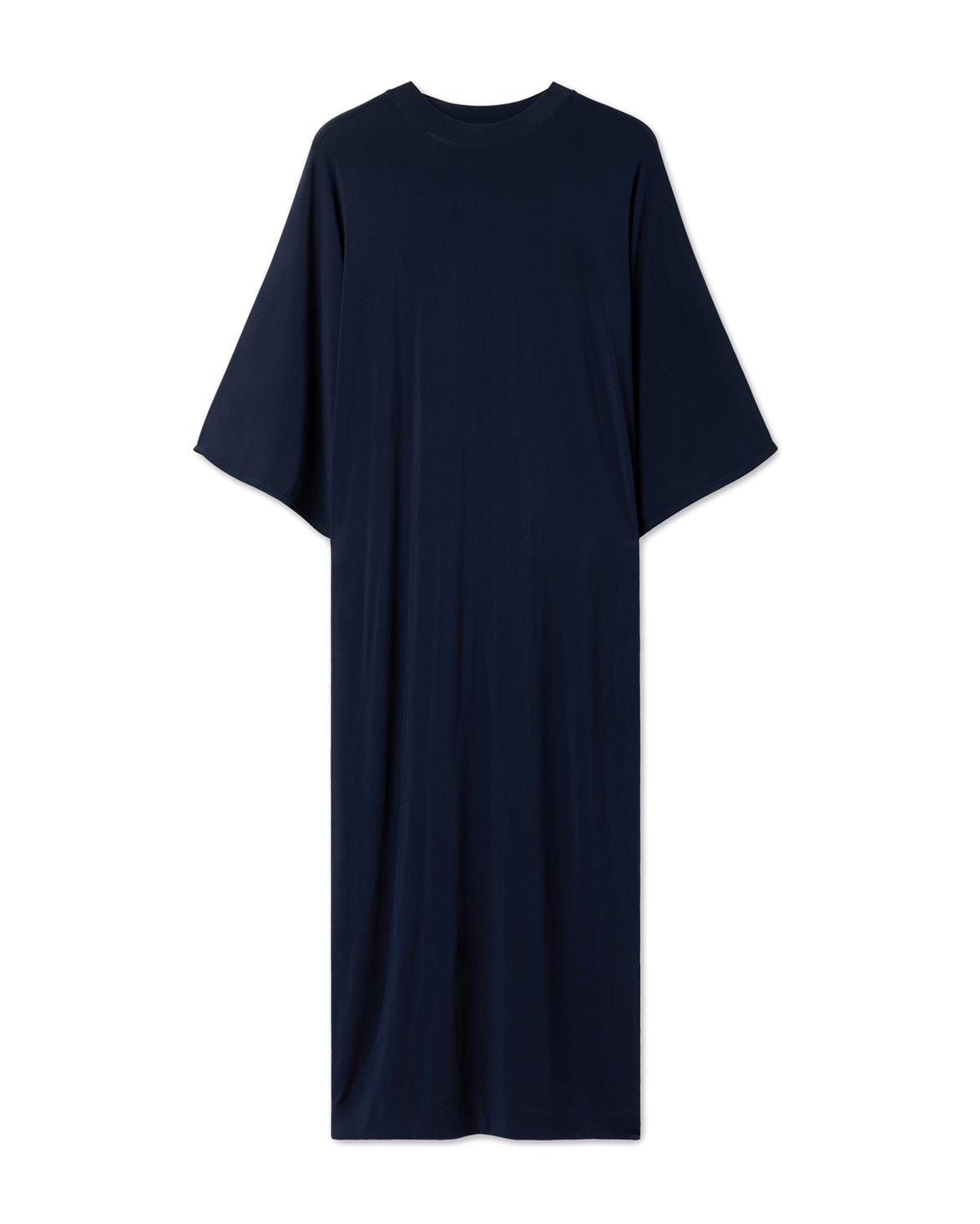 Jersey Kimono Dress Navy Blue
