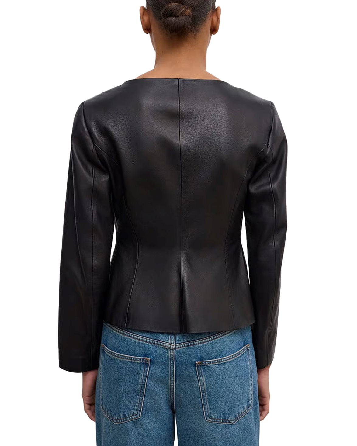 Leather Dinner Jacket Black