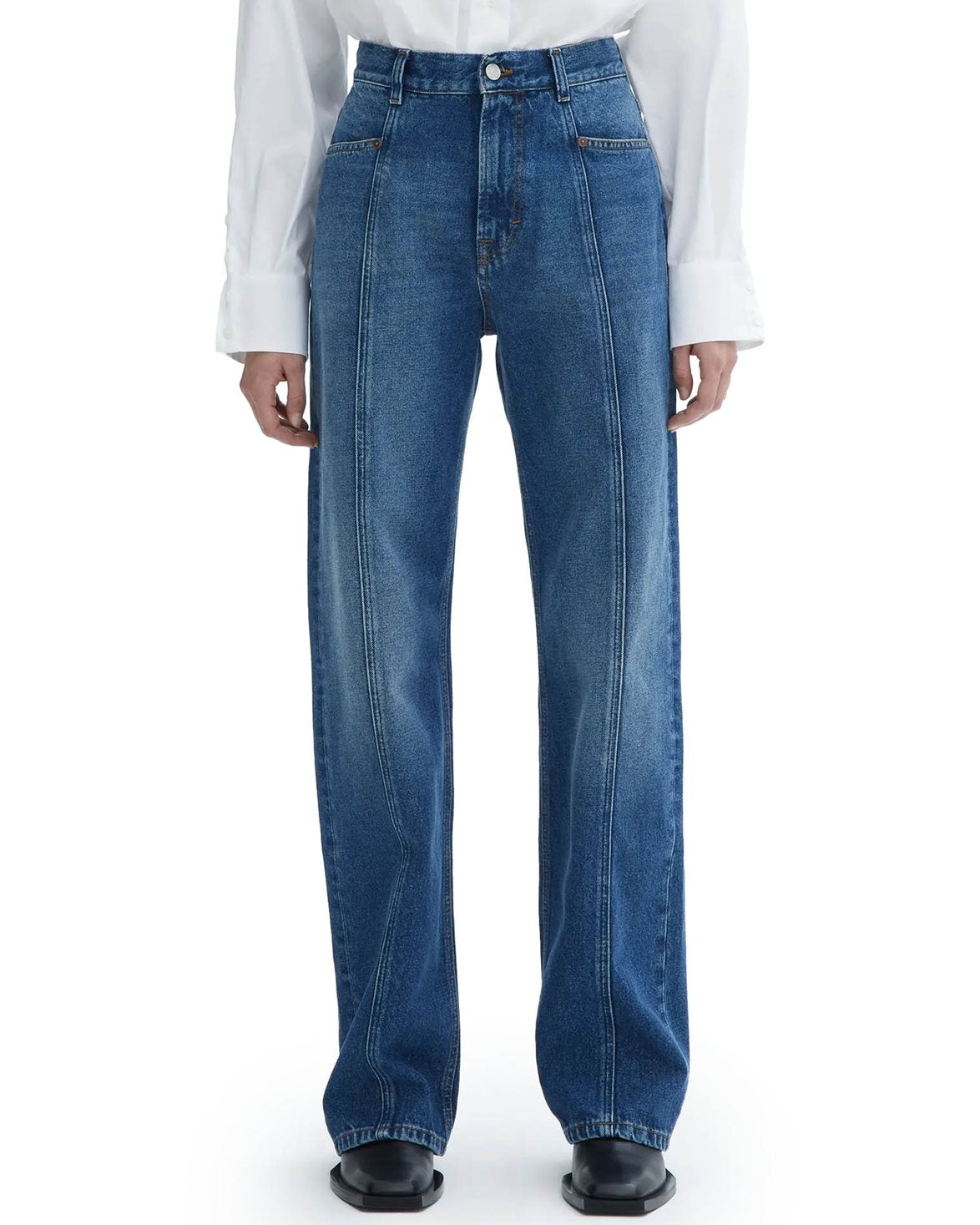 Loose Fit Denim Dark Blue