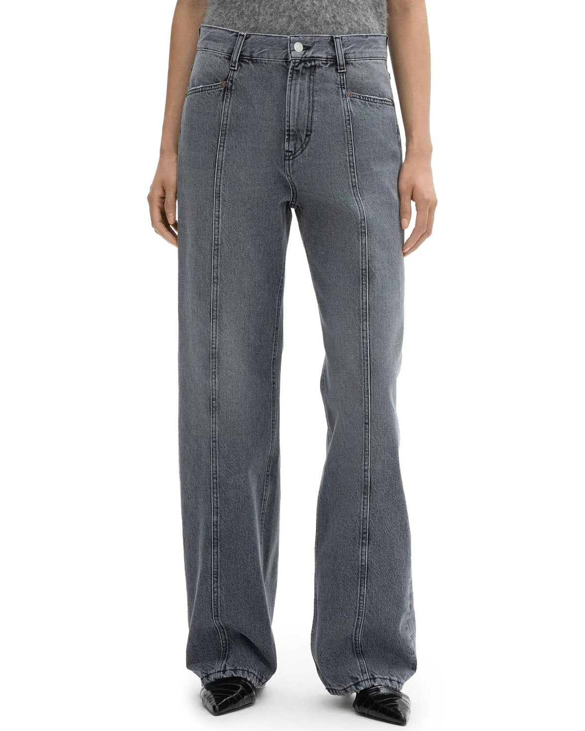 Loose Fit Denim Light Grey