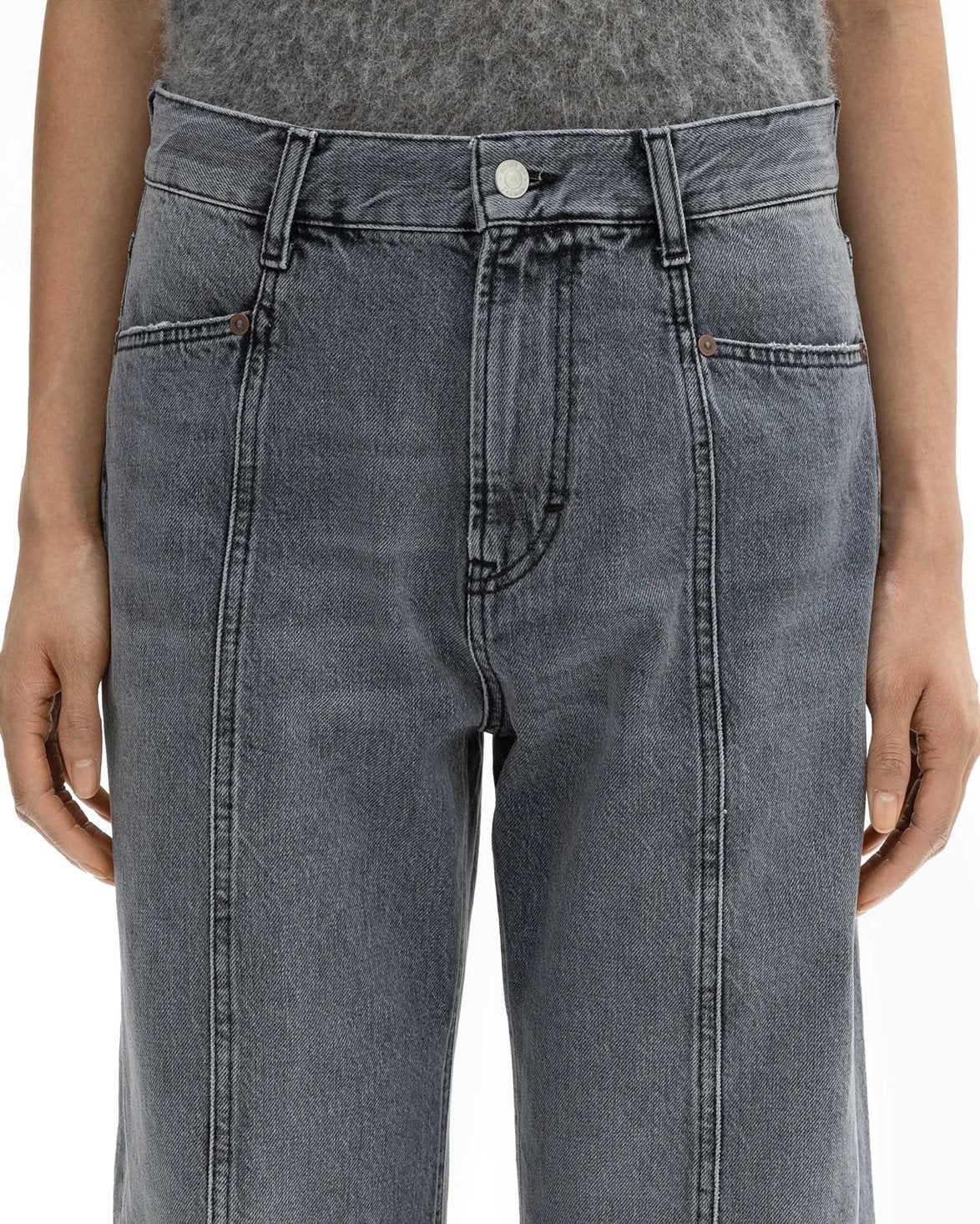 Loose Fit Denim Light Grey