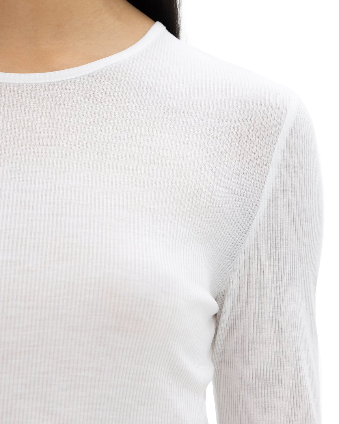 Lyocell Long Sleeve White