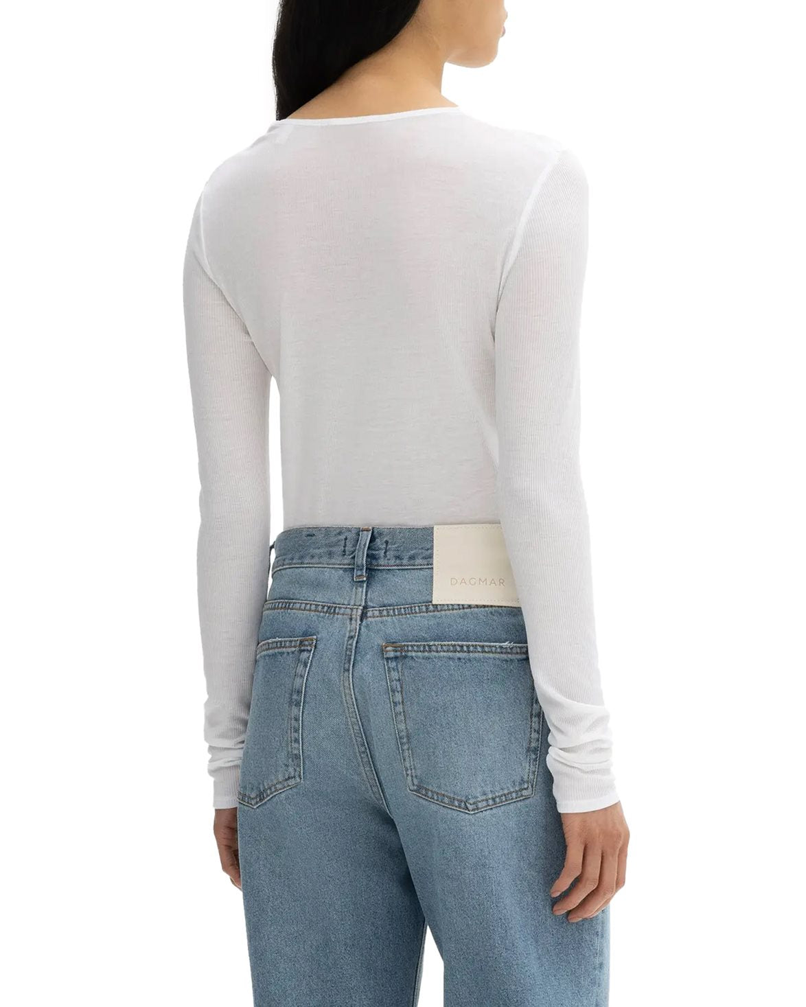 Lyocell Long Sleeve White